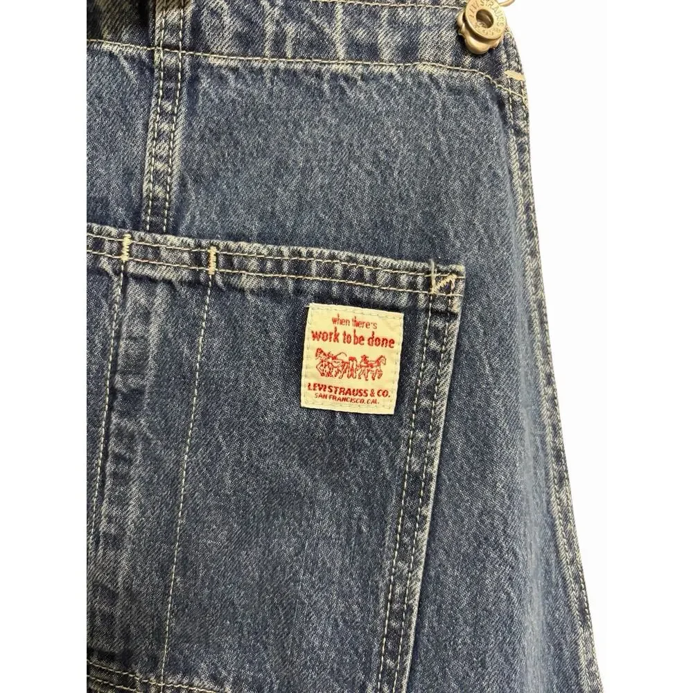 NWT Levi’s Overalls Men’s XL Relaxed Loose Pockets Medium Wash Denim